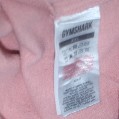 Gymshark Womens Pink Pullover Hoodie XXL Cotton Blend Casual