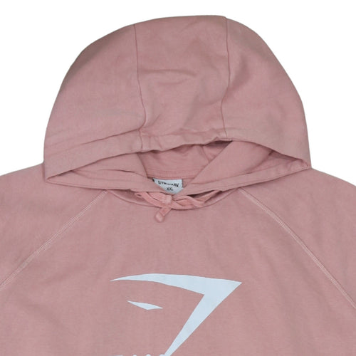 Gymshark Womens Pink Pullover Hoodie XXL Cotton Blend Casual