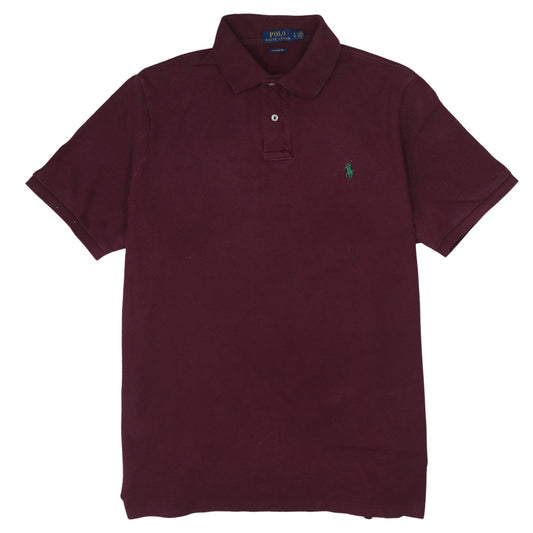 Polo Ralph Lauren Men's Burgundy Classic Fit Cotton Polo Shirt L