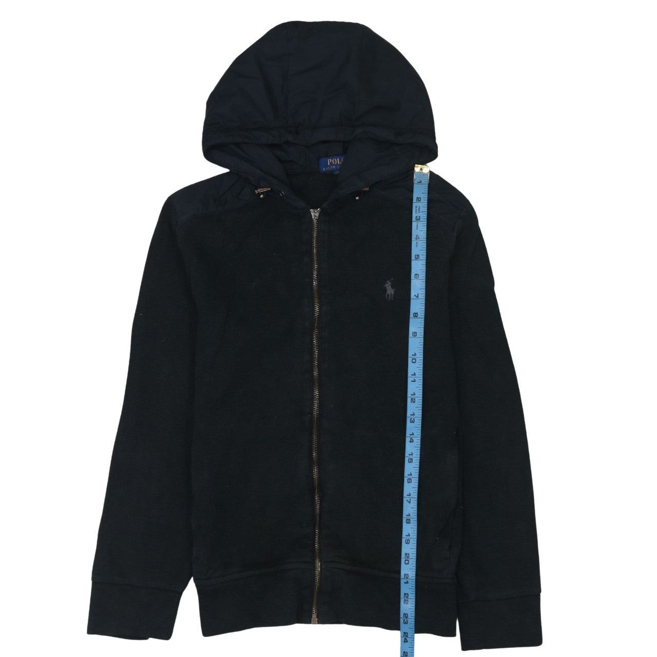 Polo Ralph Lauren Men's Black Full Zip Hoodie Size S
