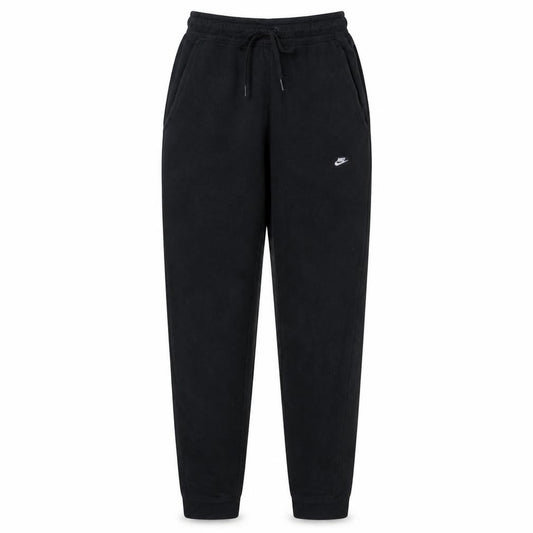Front view of Nike Men's Black Small Jogger Sweatpants Fleece Trousers