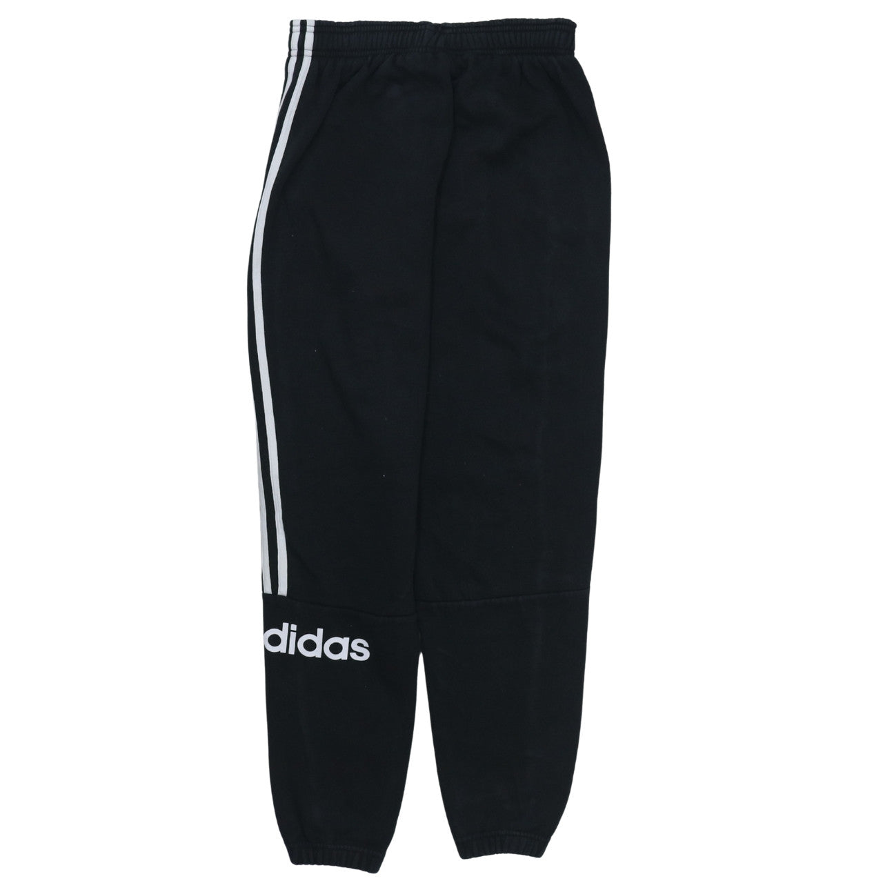 adidas Boys Black Jogger Trousers 13-14 Years Elastic Waist Sportswear