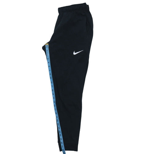 Nike Men's Black Dri-Fit Joggers M Elastic Waist Tapered Fit