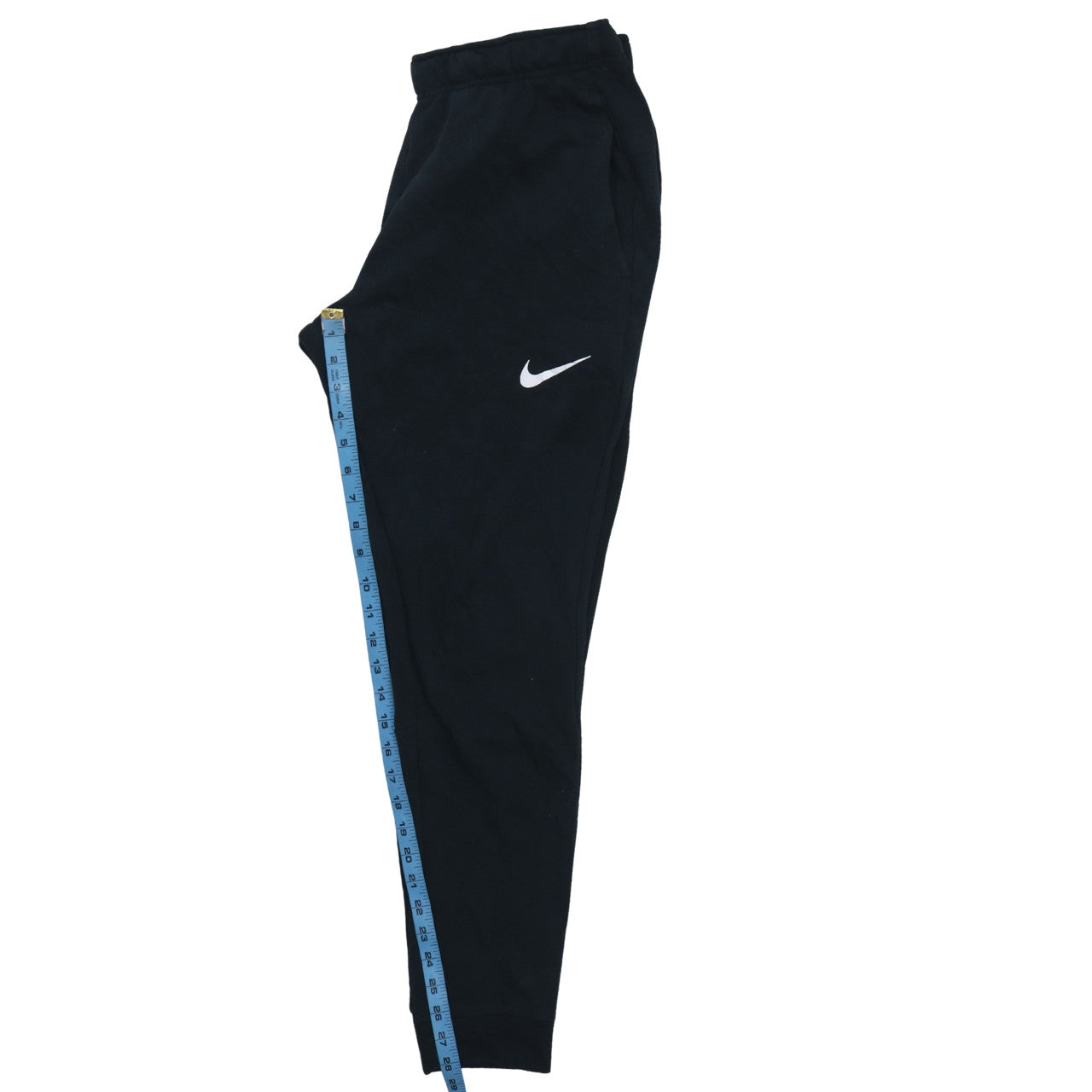 Nike Men's Black Dri-Fit Joggers M Elastic Waist Tapered Fit