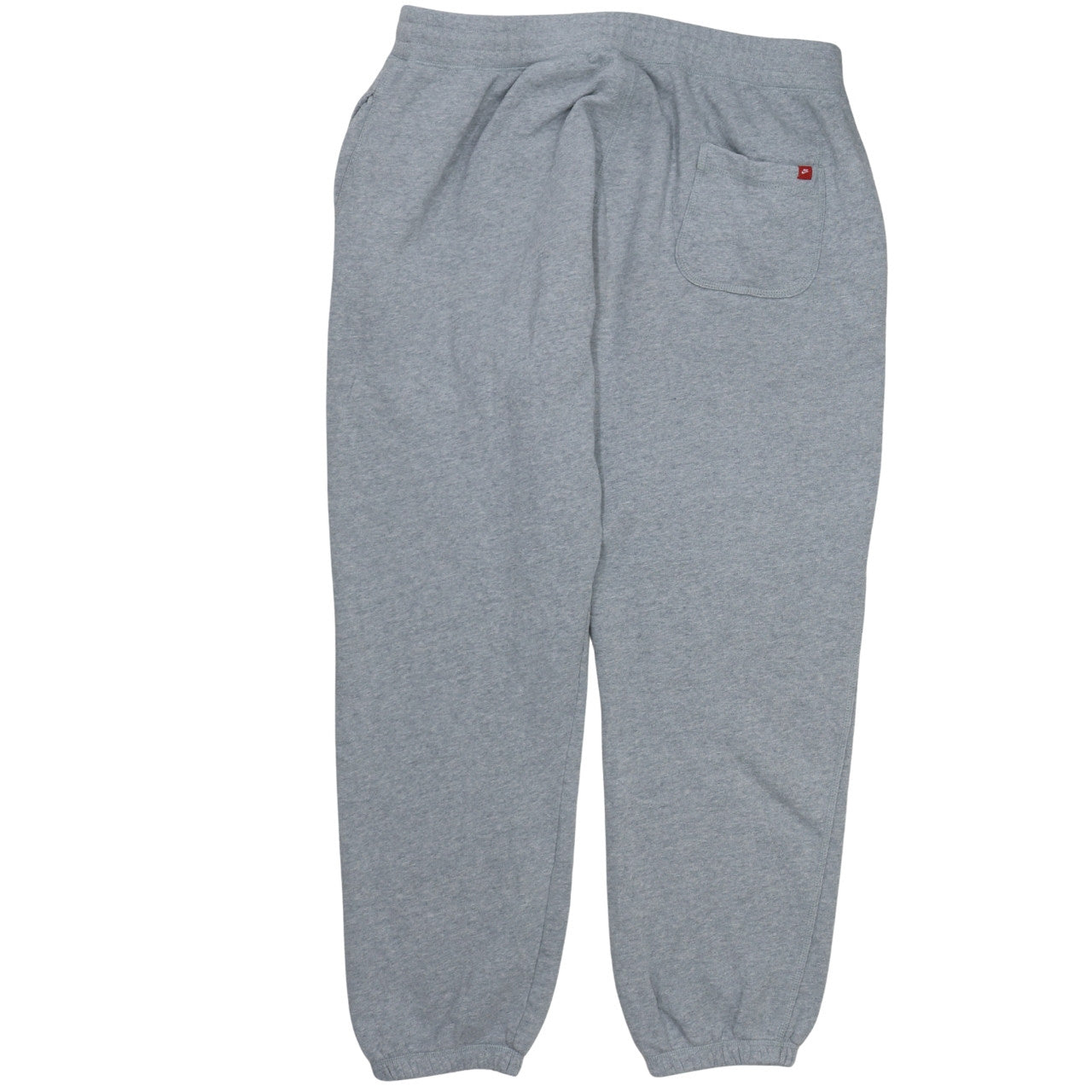 Nike Men's Grey Fleece Sweatpants L Regular Fit Casual Joggers