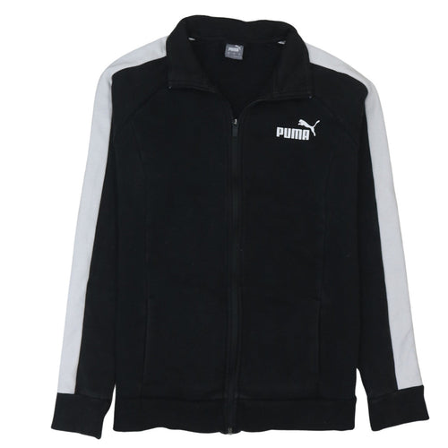 Puma Men's Black Full Zip Fleece Sweatshirt Size M