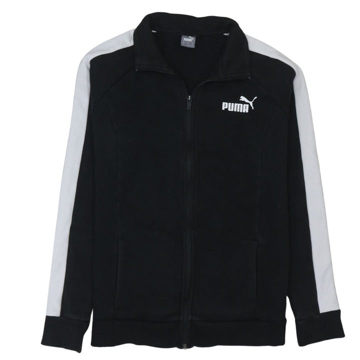 Puma Men's Black Full Zip Fleece Sweatshirt Size M
