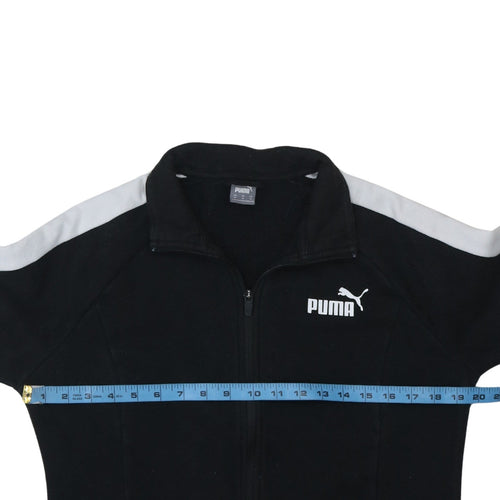 Puma Men's Black Full Zip Fleece Sweatshirt Size M
