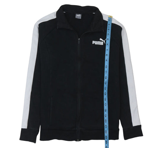 Puma Men's Black Full Zip Fleece Sweatshirt Size M