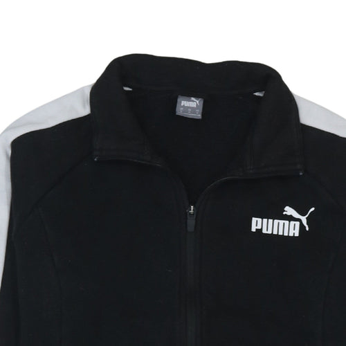 Puma Men's Black Full Zip Fleece Sweatshirt Size M