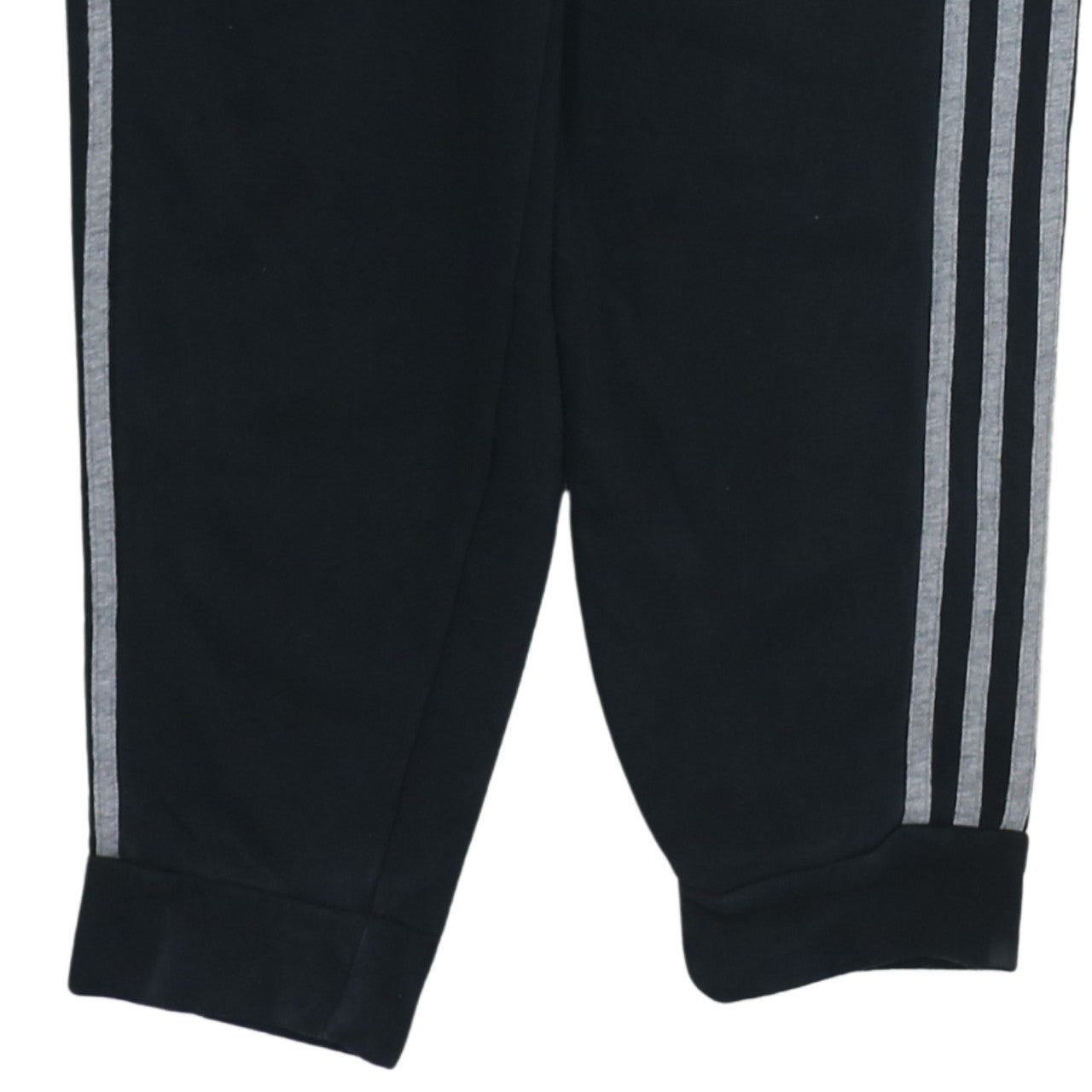 Adidas Boys Black Jogger Trousers 13-14 Years Elastic Waist Fleece