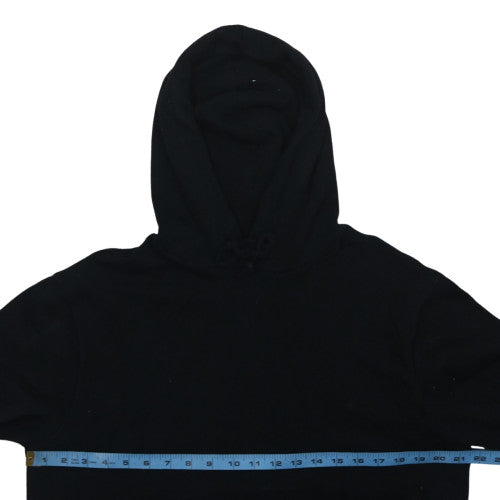 GAP Men Black Pullover Hoodie Size S Fleece Sweatshirt