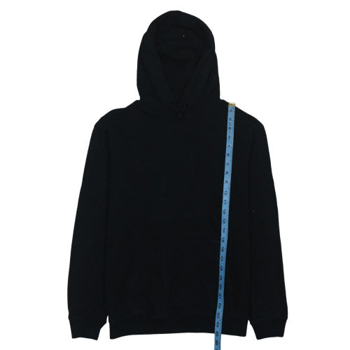 GAP Men Black Pullover Hoodie Size S Fleece Sweatshirt