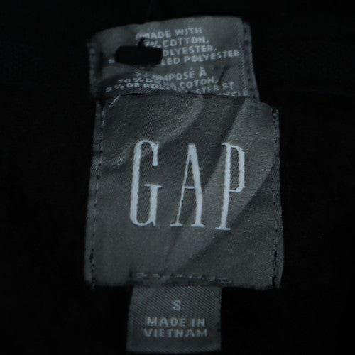 GAP Men Black Pullover Hoodie Size S Fleece Sweatshirt