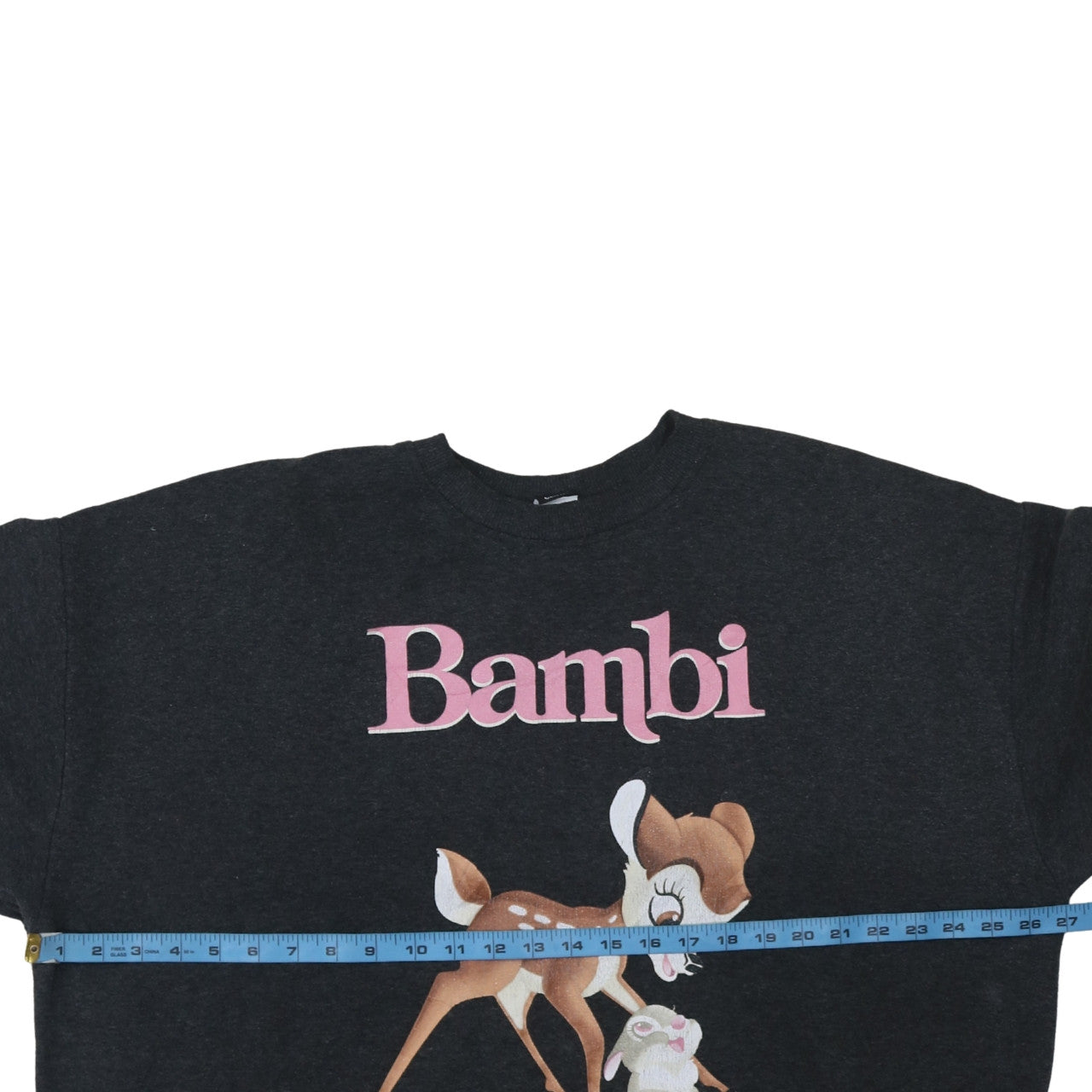 Disney Classics at George Womens Black Bambi Sweatshirt Size 12-14