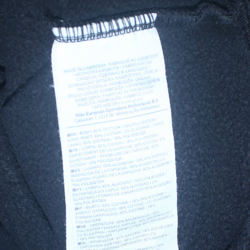 Nike Men's Black Pullover Hoodie Size S Regular Fit Fleece