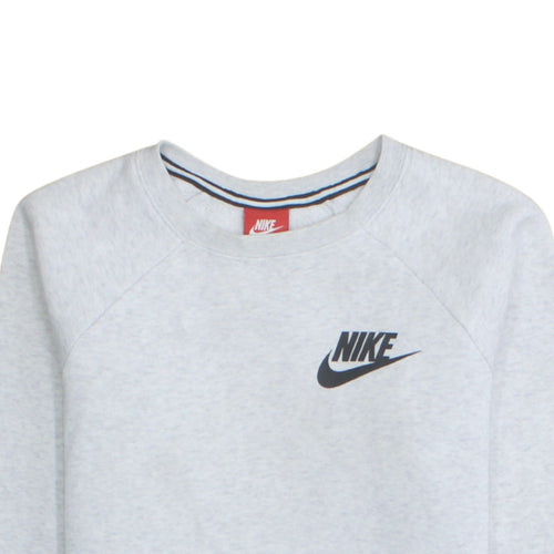Nike Mens Grey XS Crew Neck Pullover Sweatshirt Sports Fleece