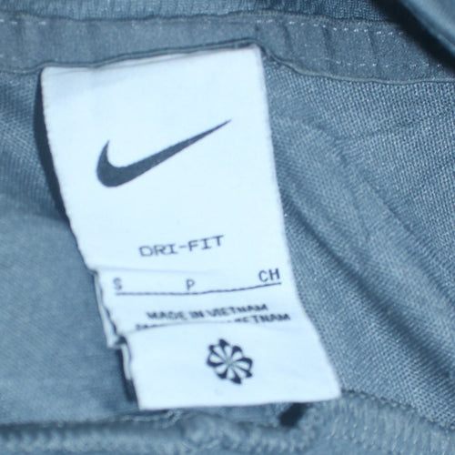 Nike Men's Grey 1/4 Zip Dri-Fit Long Sleeve Sports Sweatshirt Size S