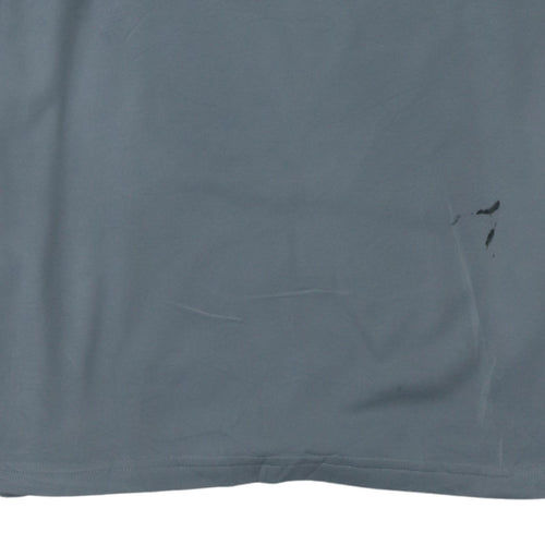 Nike Men's Grey 1/4 Zip Dri-Fit Long Sleeve Sports Sweatshirt Size S
