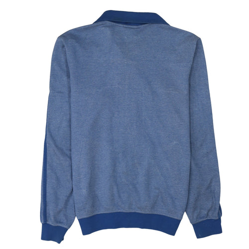Adidas Men's Blue Full Zip Retro Sports Sweatshirt Size L