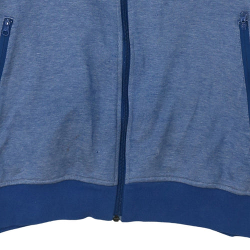 Adidas Men's Blue Full Zip Retro Sports Sweatshirt Size L