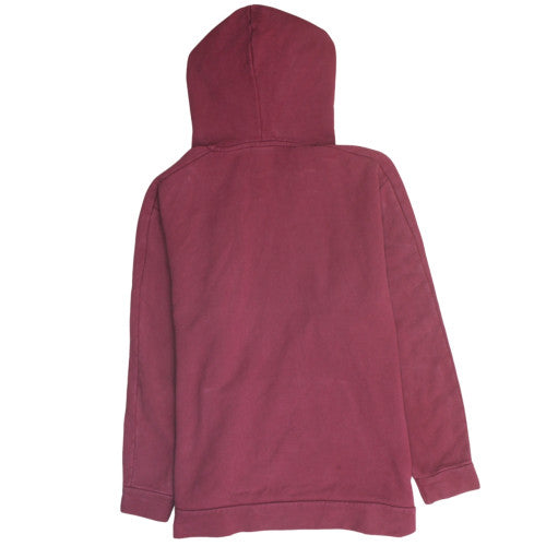 Puma Men’s Red Pullover Hoodie Size L Regular Fit Fleece Logo