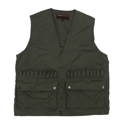 CAMOSPORT Men's Green Outdoor Waistcoat Bodywarmer L Regular Fit