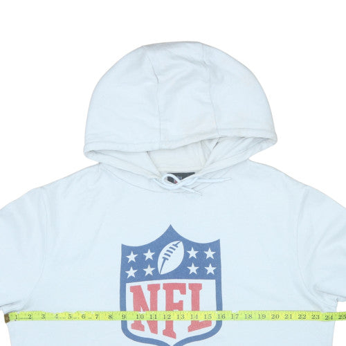 NFL Team Apparel Men's White XL Pullover Hoodie with Logo
