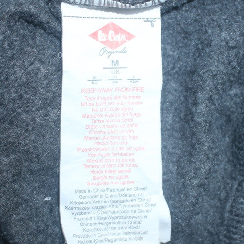 Lee Cooper Men's Grey Full Zip Hoodie Size M