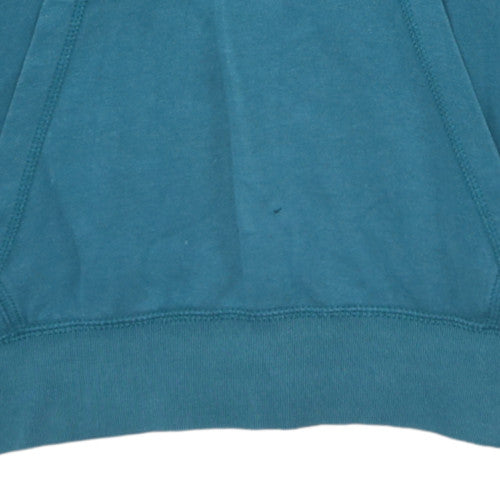 Nike Men's Blue Pullover Hoodie L Logo Fleece Sweatshirt