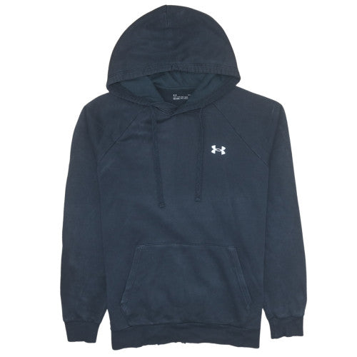 Under Armour Men’s Black Pullover Hoodie L Relaxed Fit Fleece