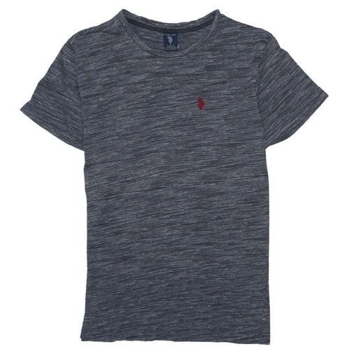 U.S. Polo Assn. Men's Grey Short Sleeve Crew Neck Cotton Blend T-Shirt M