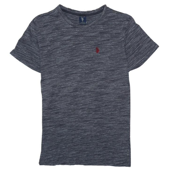 U.S. Polo Assn. Men's Grey Short Sleeve Crew Neck Cotton Blend T-Shirt M