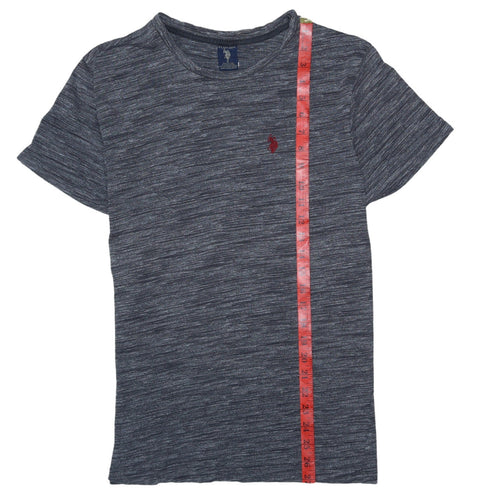U.S. Polo Assn. Men's Grey Short Sleeve Crew Neck Cotton Blend T-Shirt M