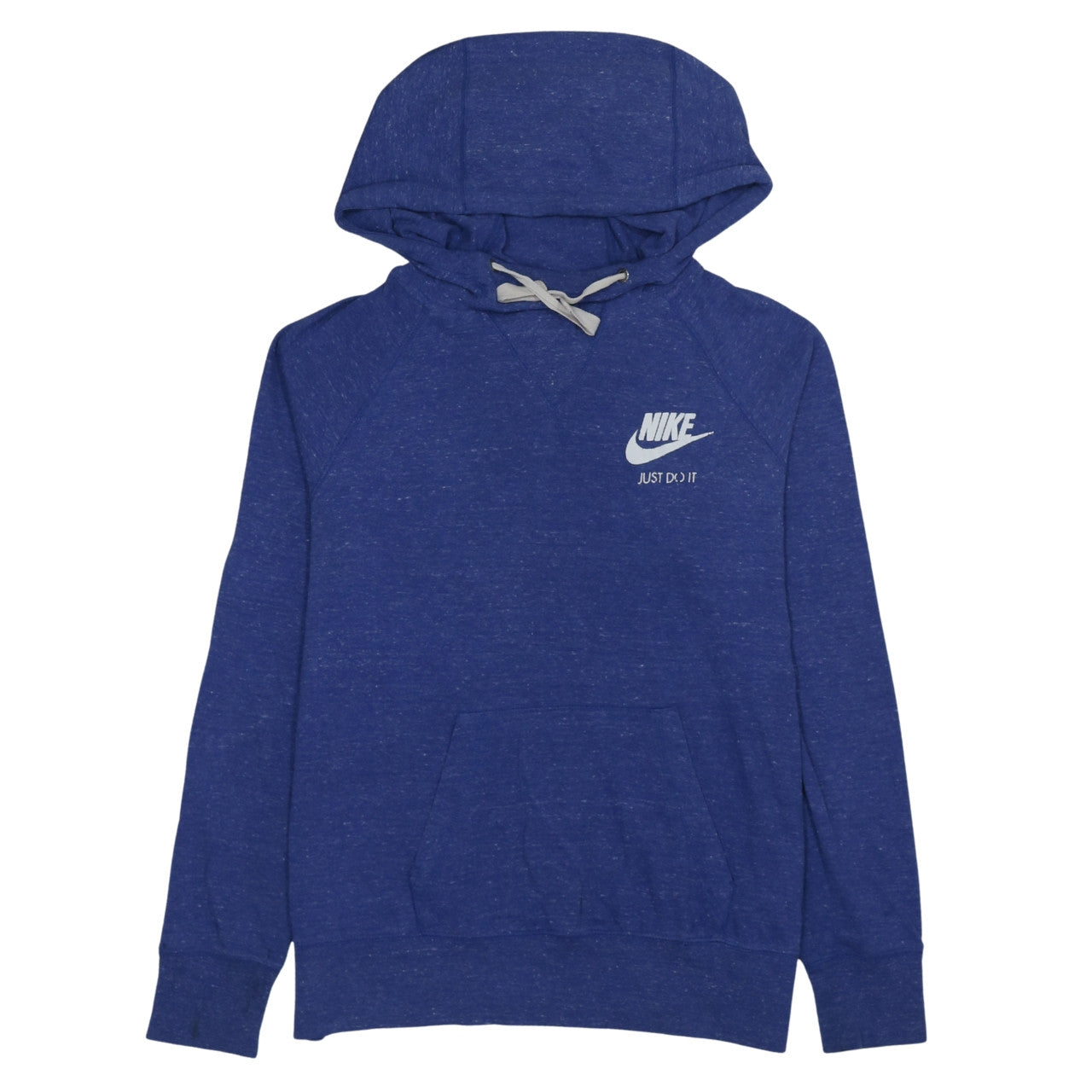 Nike Men's Blue Pullover Hoodie L Logo Just Do It Sportswear