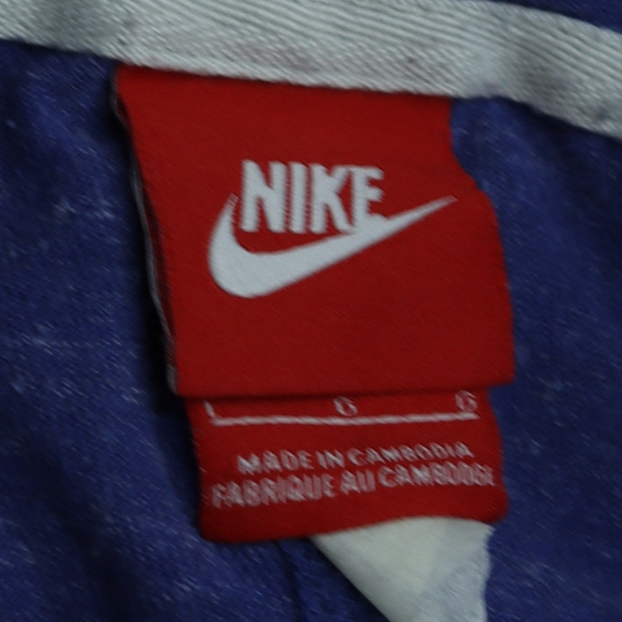 Nike Men's Blue Pullover Hoodie L Logo Just Do It Sportswear