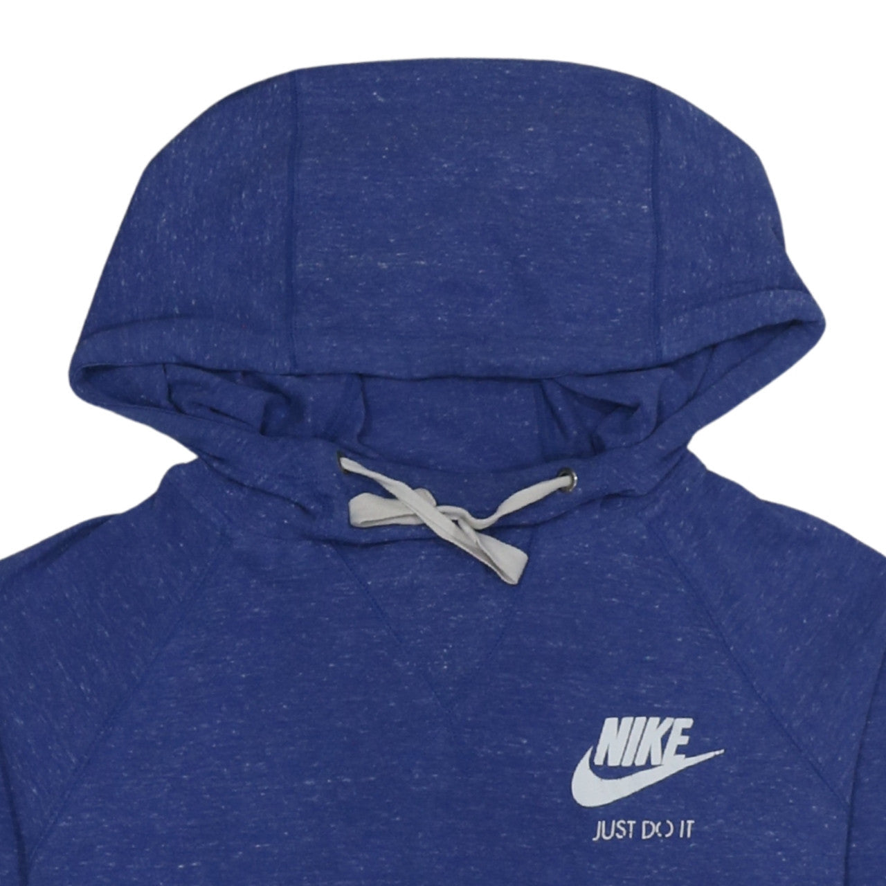 Nike Men's Blue Pullover Hoodie L Logo Just Do It Sportswear
