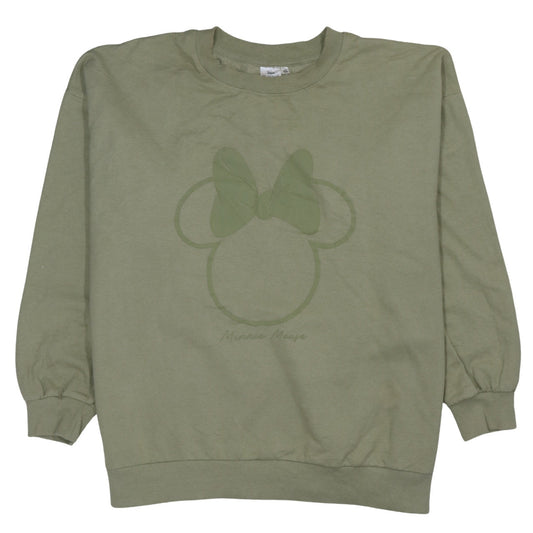 Disney Minnie Mouse Women’s Green XXL Sweatshirt Pullover