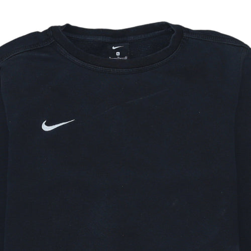 Nike Girls Black XL Fleece Pullover Sweatshirt Long Sleeve Sportswear