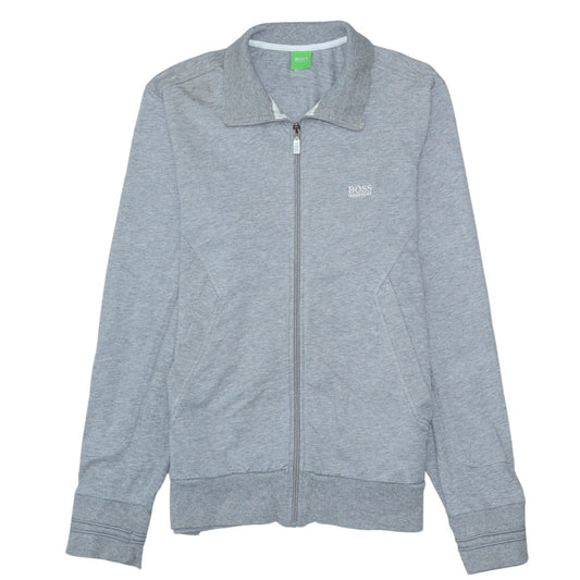 Hugo Boss Men's Grey Full Zip Sweatshirt M Regular Fit