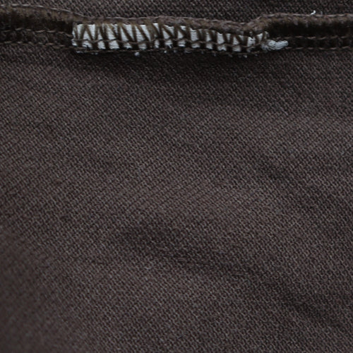 Puma Men's Brown Cotton Polo Shirt M Short Sleeve Sportswear
