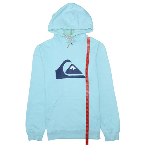 Quiksilver Men's Blue Pullover Hoodie Small Regular Fit