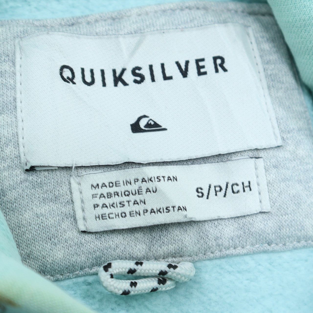 Quiksilver Men's Blue Pullover Hoodie Small Regular Fit