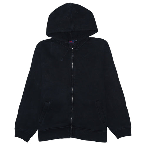 Lonsdale Mens Black Full Zip Hoodie Size L Fleece Sportswear