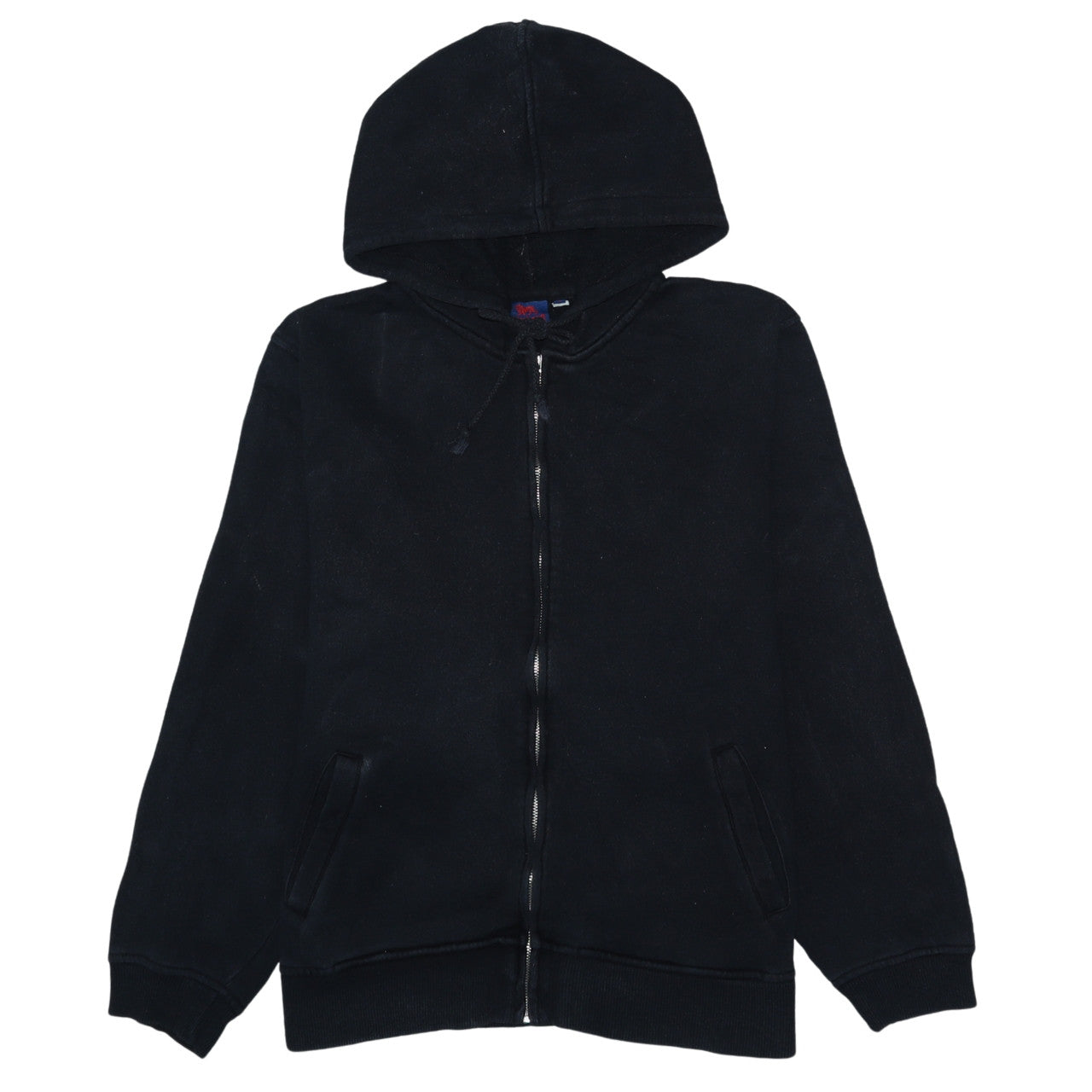 Lonsdale Mens Black Full Zip Hoodie Size L Fleece Sportswear