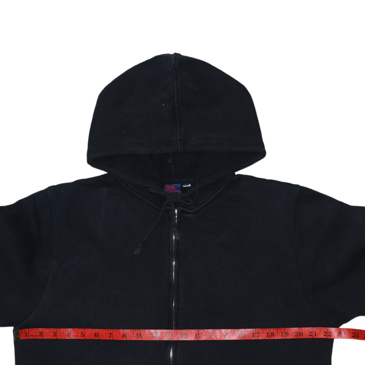 Lonsdale Mens Black Full Zip Hoodie Size L Fleece Sportswear