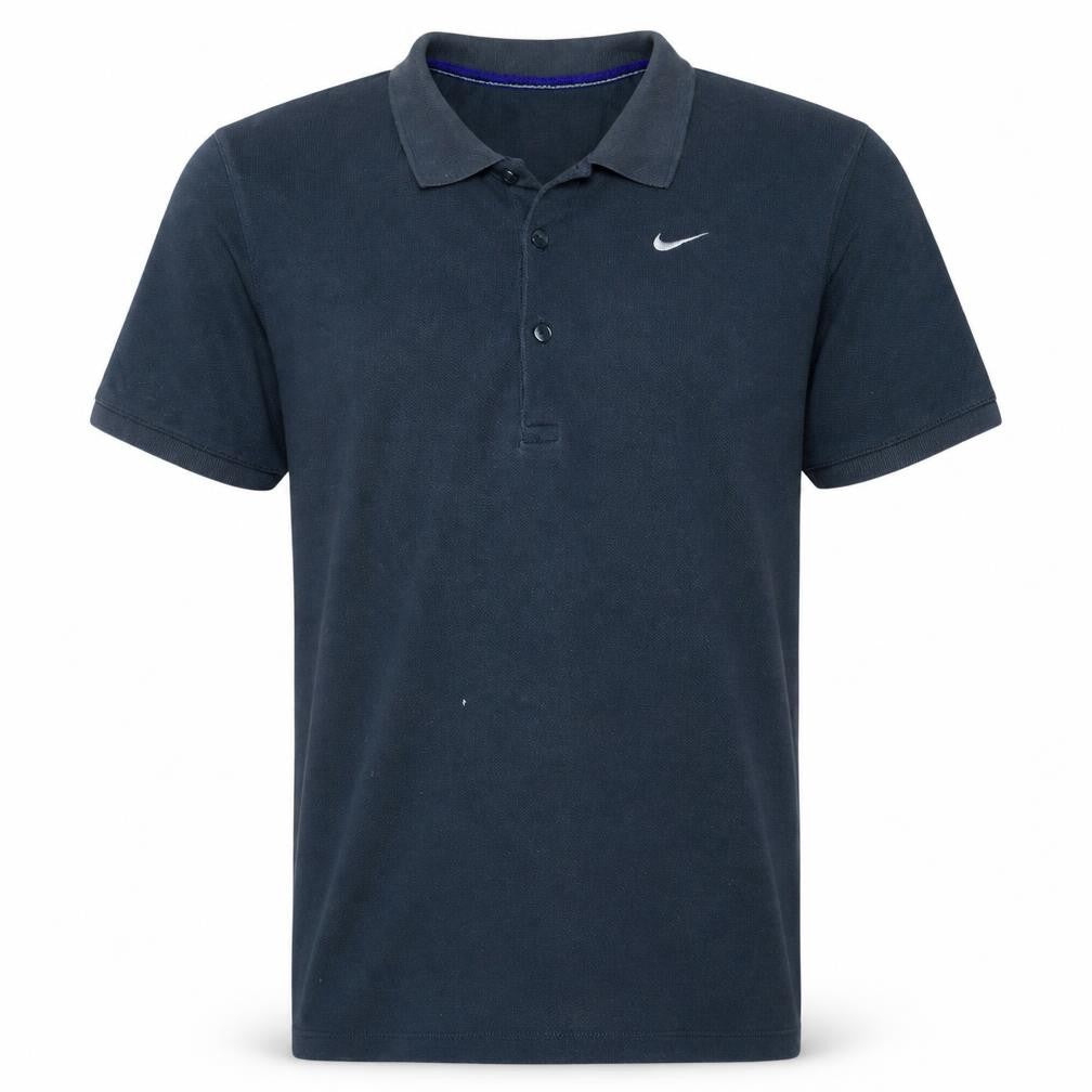 Front view of Nike Dri-FIT Black Men's M Regular Fit Polo Shirt