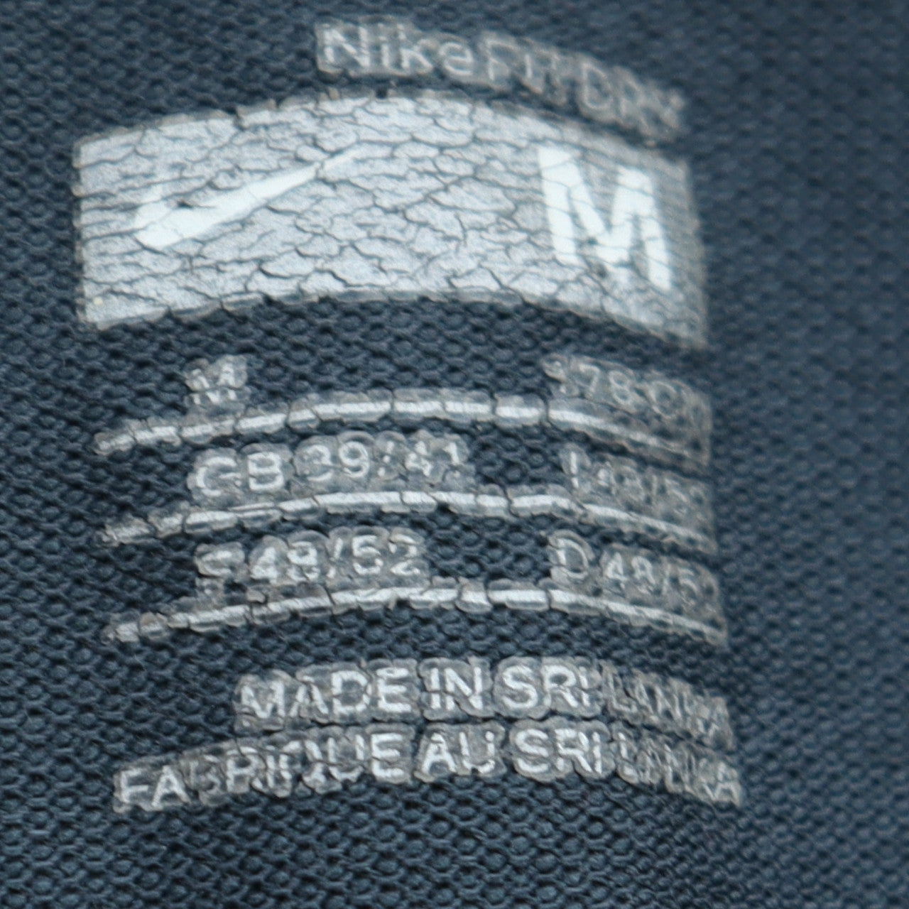 Nike Dri-FIT Black Men's M Regular Fit Polo Shirt