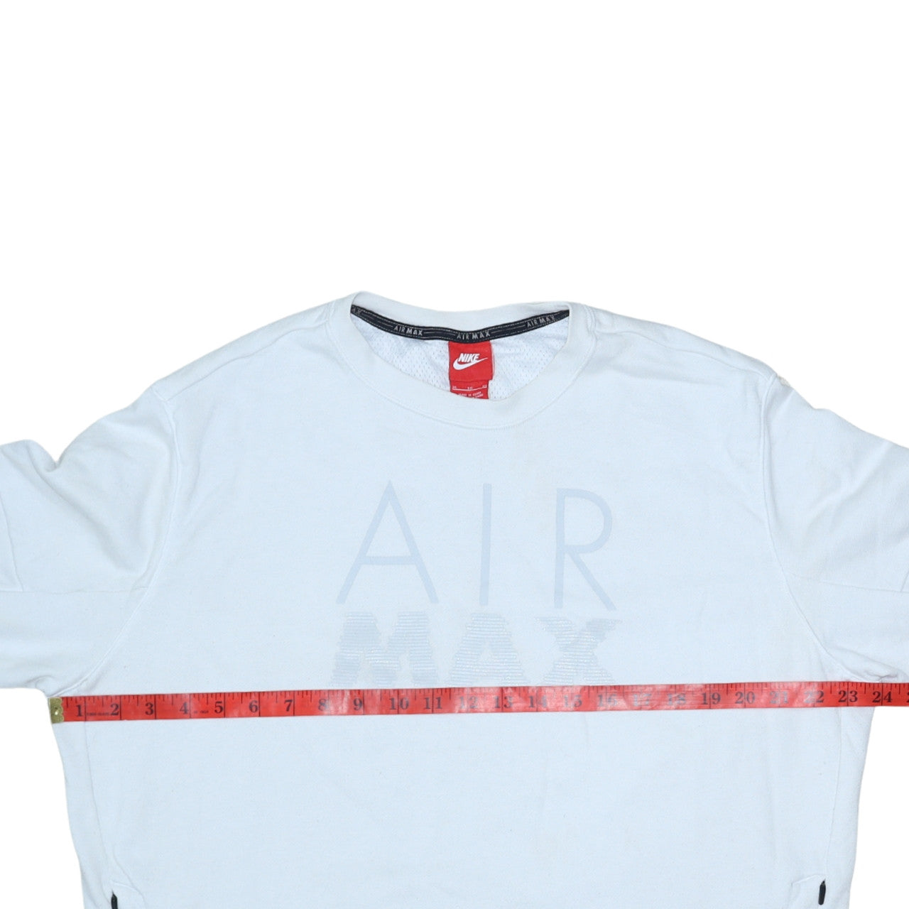 Nike Men's White Air Max Pullover Sweatshirt XL Crew Neck