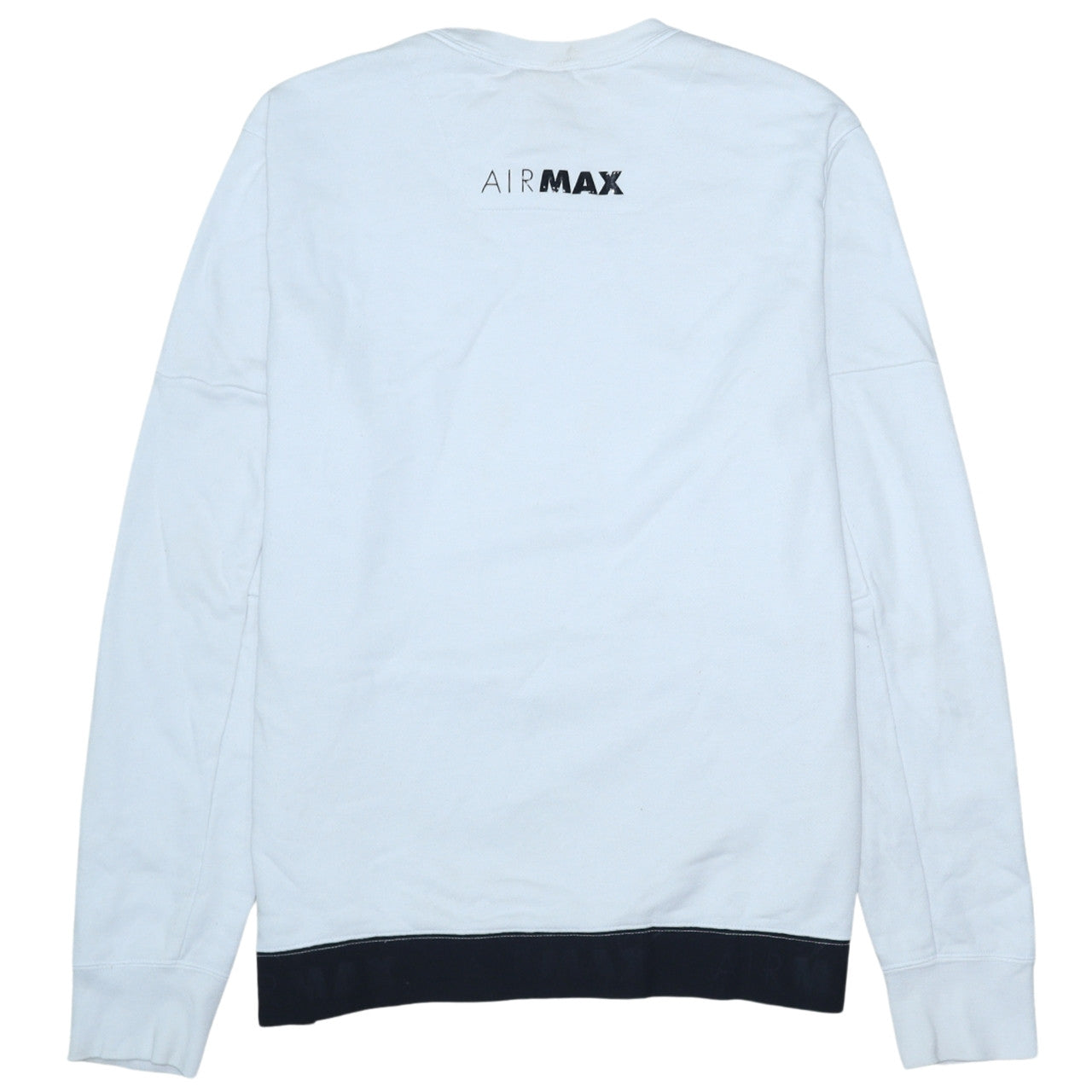 Nike Men's White Air Max Pullover Sweatshirt XL Crew Neck